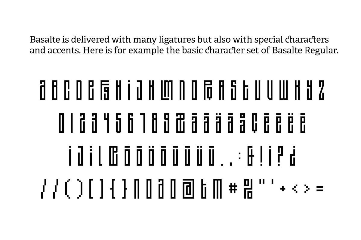 Basalte Fonts Family - 30% OFF!!, a Font by Francis Chouquet (Photo 5 of 9)