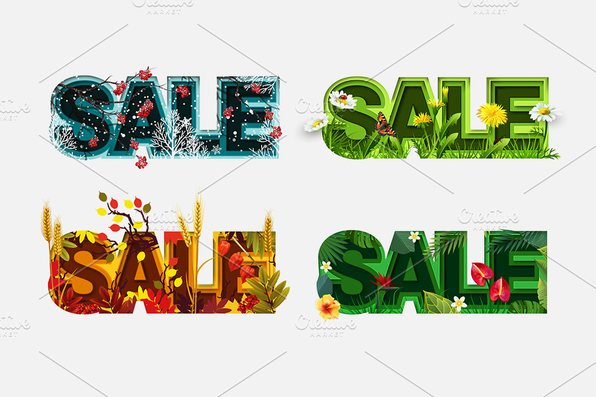 Seasonal Posters and Sale Banner, a Flyer Template by Moloko88 (Photo 1 of 3)