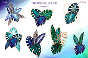 Tropical Fluid, a Texture Graphic by Salted Galaxy (Thumbnail 2 of 12)