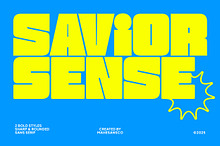 Savior - 2 Styles Bold Sans Serif
