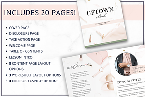 Ebook Template Canva Uptown