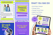 Funky Email Marketing Suite Template, an Email Template by Hell Yeah Designs (Thumbnail 2 of 12)
