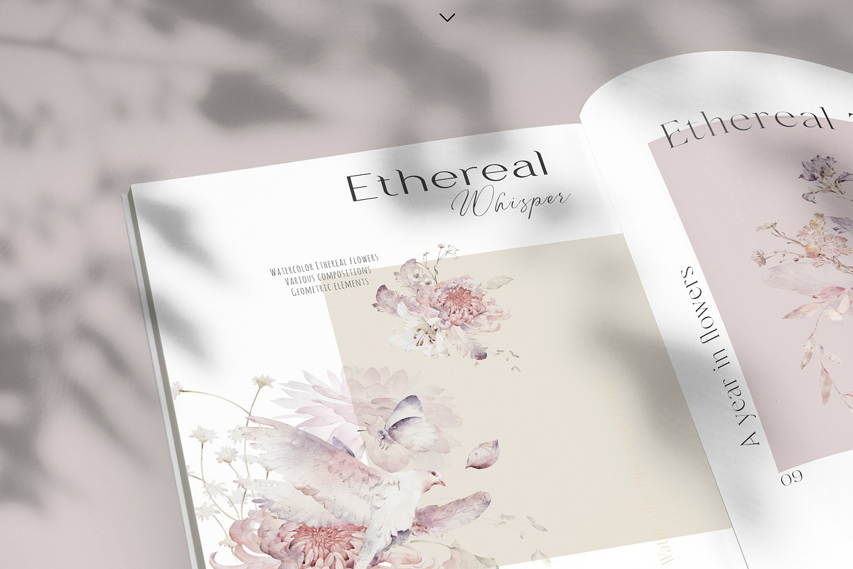 Ethereal Watercolor Flowers, a Decorative Illustration by Damian Roh (Photo 6 of 19)