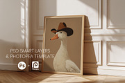 Minimal Frame Mockup | Neutral Wall, a Household Mockup by Indigo Rain Creative (Thumbnail 4 of 4)