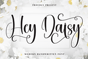 Hey Daisy | Script Font, a Handwritten Font by Scratchones (Thumbnail 1 of 9)