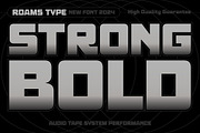 Ginger Bots - 80’s VHS Typeface, a Sans Serif Font by Roams Type (Thumbnail 2 of 10)