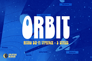 PM Orbit Nostalgic 70s Font, a Sans Serif Font by Paper Moon Graphic Supply (Thumbnail 1 of 7)