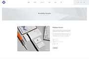 M - Minimal PSD Portfolio Template, a Landing Page Template by bigpsfan's SHOP (Thumbnail 16 of 24)
