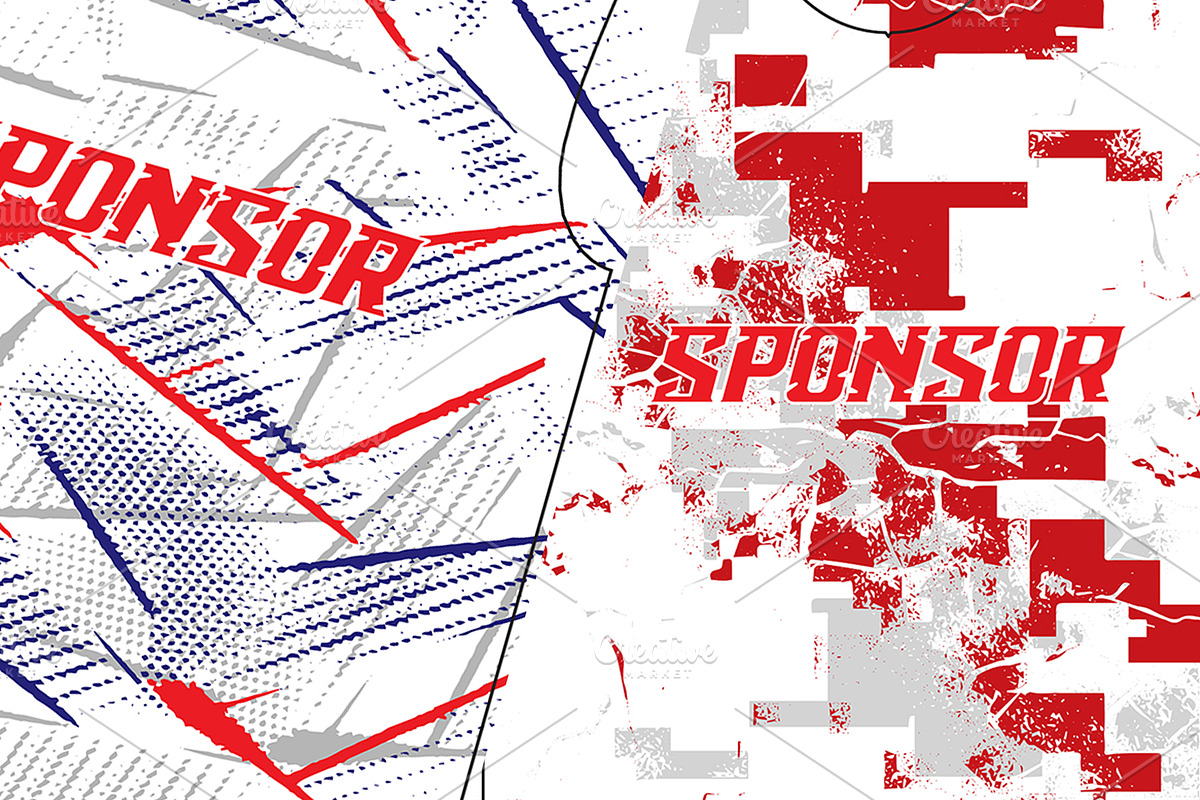 Abstract Sports Jersey Pattern, a Sport Illustration by samsulpassive (Photo 2 of 3)