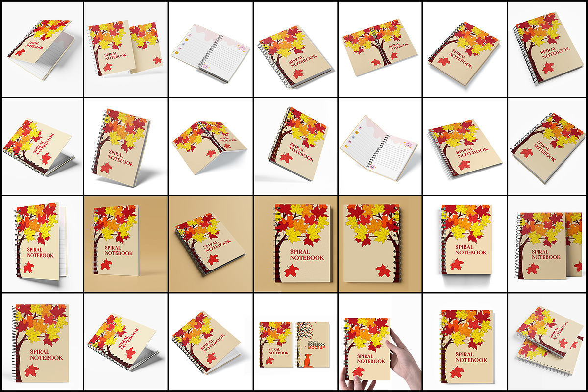 Spiral Notebook Mockup, a Product Mockup by Mockupfit (Photo 1 of 29)