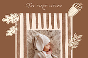 Leaf Fall Season - frames & patterns, an Object Graphic by polikarpovaart (Thumbnail 12 of 16)