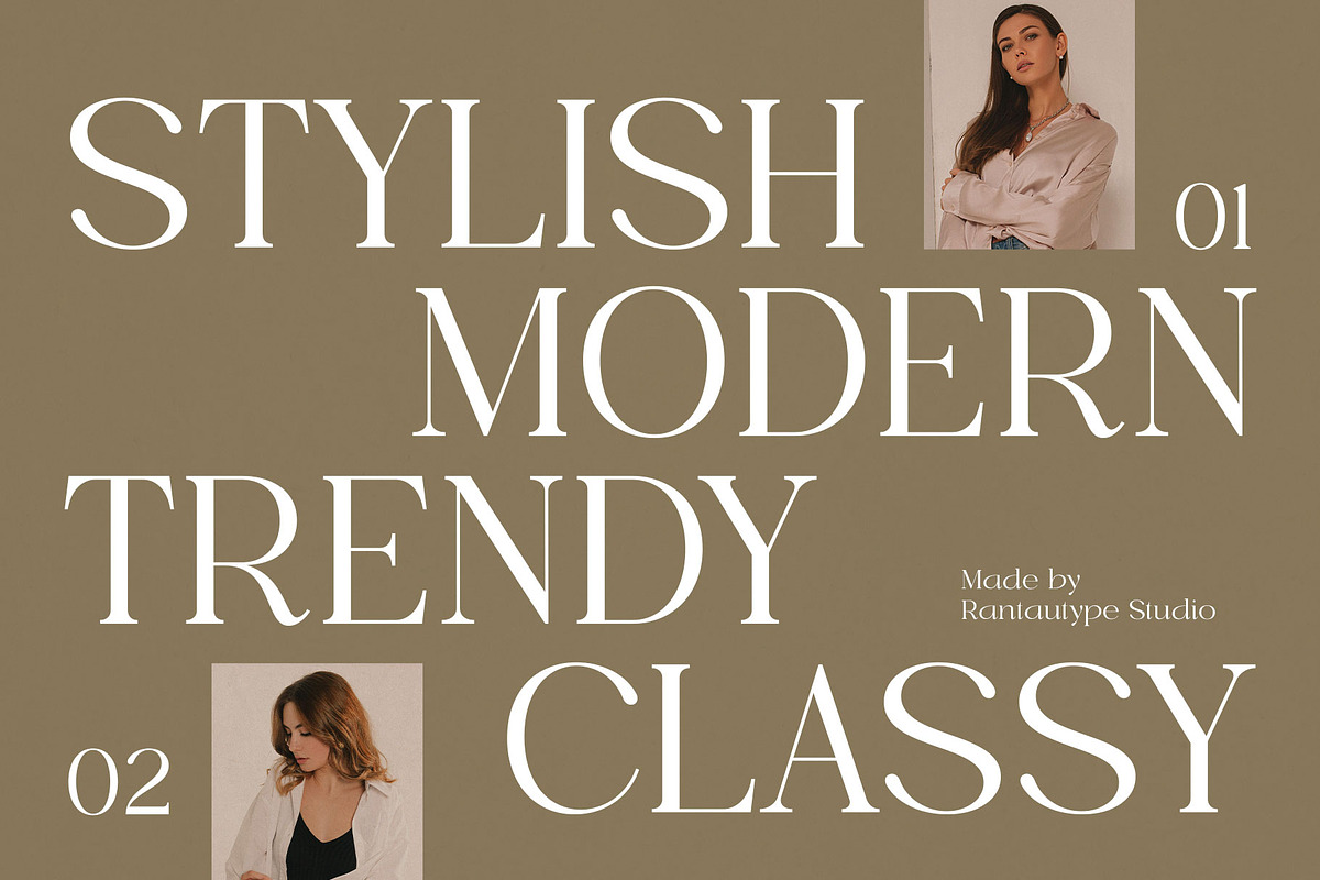 Morelga Modern Serif Font, a Serif Font by RantautypeStudio (Photo 7 of 17)