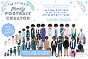 Portrait Creator Winter Family, a Person Illustration by Lauren Lesley Studio (Thumbnail 7 of 17)