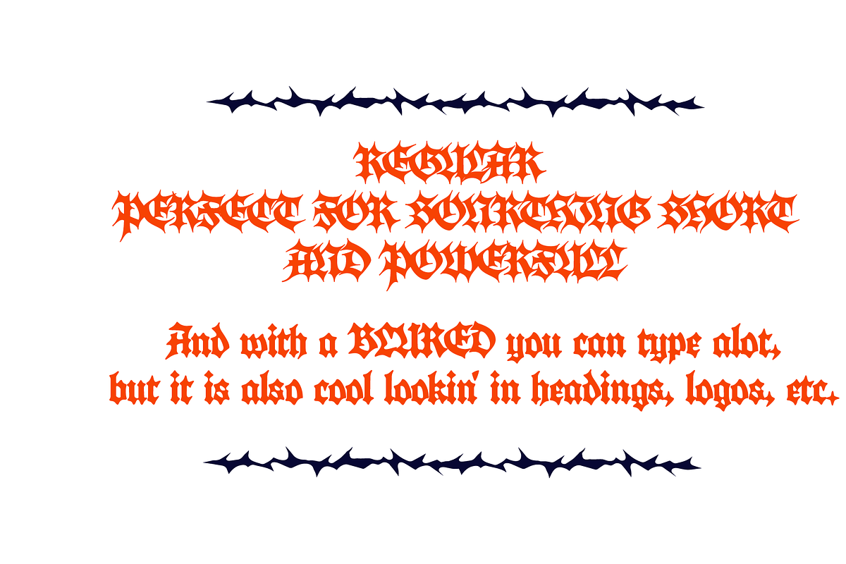 UKOL typeface, a Blackletter Font by TypeMate (Photo 2 of 12)