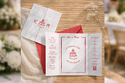 Gatefold Wedding Invite bd002, an Invitation Template by TyphoonStudio (Thumbnail 1 of 9)