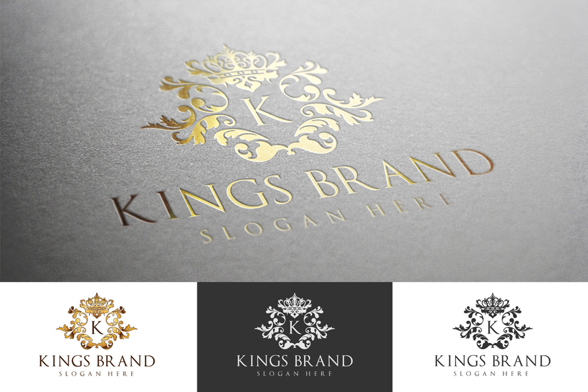 Kings Brand Logo Template, a Branding & Logo Template by BMACHINA Labs. (Photo 3 of 3)