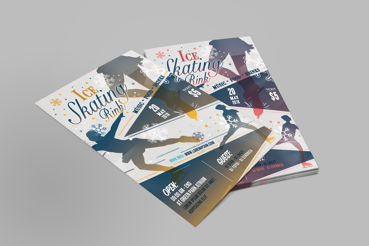 Ice Skating Rink Flyer, a Flyer Template by tanamtumbuh
