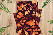 Autumn Ember Leaves Journal Pages, a Background Graphic by V Design Creator (Thumbnail 12 of 12)