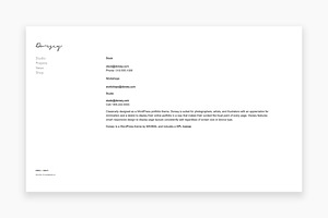 Dorsey - Portfolio WordPress Theme