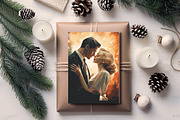 5x7 greeting card mock up PSD photo, a Holiday Photo by Leo Flo Mockups (Thumbnail 4 of 5)