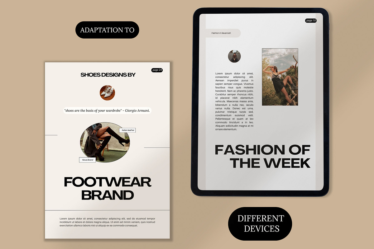 STASY – Fashion Ebook Template, a Print Template by AESTETHIC_STUDIO (Photo 4 of 8)
