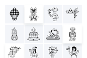 Animated Mardi Gras Icons, a Duotone Icon by Prosymbols (Thumbnail 9 of 10)