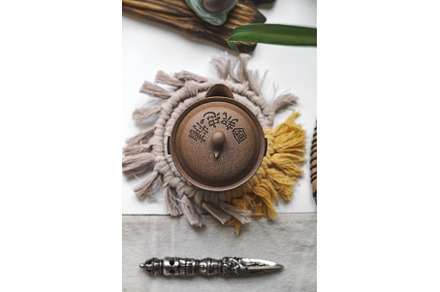 Stylishly designed decorative pot, an Arts & Entertainment Photo by Media Whale Stock