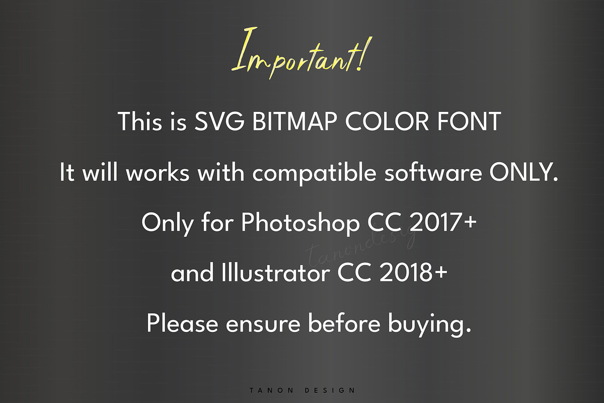 Raw Paint SVG Font Duo, a Handwritten Font by Tanondesign (Photo 11 of 12)