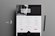 Blog Media Kit Template | Two Pages, a Stationery Template by Blogger Kit Co. (Thumbnail 6 of 6)