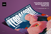 The Space Garden Poster Template, a Poster Template by creatsy5 (Thumbnail 1 of 4)