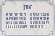Xerathos Gothic Blackletter Medieval, a Blackletter Font by Letterara (Thumbnail 12 of 15)