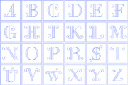 Flourished Alphabet, an Illustration by Letterlust Studio (Thumbnail 7 of 7)