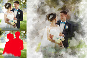 Couples Portrait From Photo, an Action Add-On by Photoshop Action (Thumbnail 2 of 12)