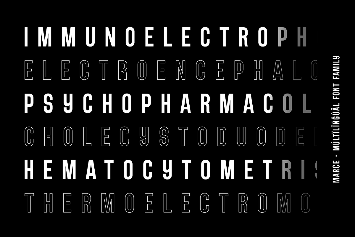 Marce - Powerful Font Family, a Font by alpercakici (Photo 10 of 16)