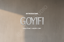 Goyifi - Elegant Modern Serif Typefa