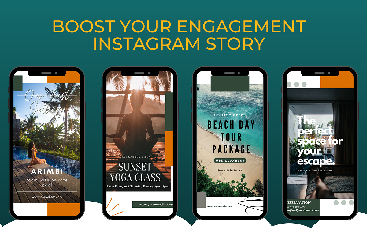 Villa Airbnb Insta Story Templates, a Social Media Template by Kindelight (Photo 5 of 5)