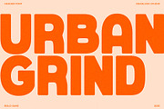 Urban Grind! Poster Font!, a Sans Serif Font by deadlock studio (Thumbnail 1 of 9)