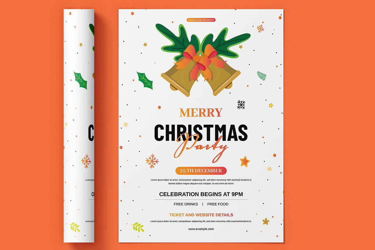 Christmas Flyer Layout, a Flyer Template by ContestDesign (Photo 2 of 2)