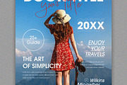 Travel Magazine Style Book Cover, a Flyer Template by ClickPaint_Studio (Thumbnail 3 of 4)