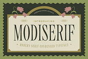 Modiserif, a Serif Font by graphicook (Thumbnail 1 of 10)