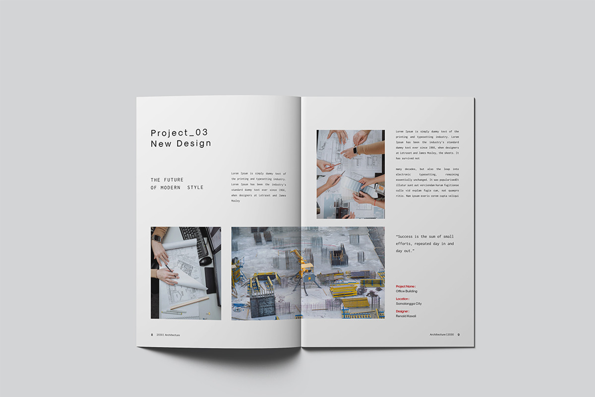 Architecture Portfolio Template, a Brochure Template by Alhaytar (Photo 5 of 12)