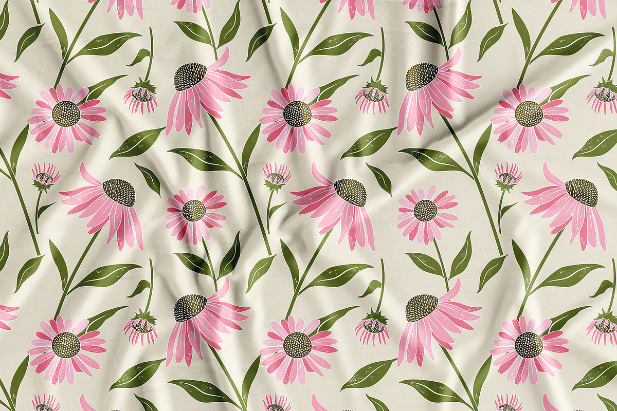 Coneflower Bloom Vector Clipart, an Illustration by Hanna's ArtLab (Photo 7 of 9)