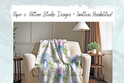 Grandmillennial Hydrangea Floral, a Pattern Graphic by Paper & Pattern Studio (Thumbnail 5 of 9)
