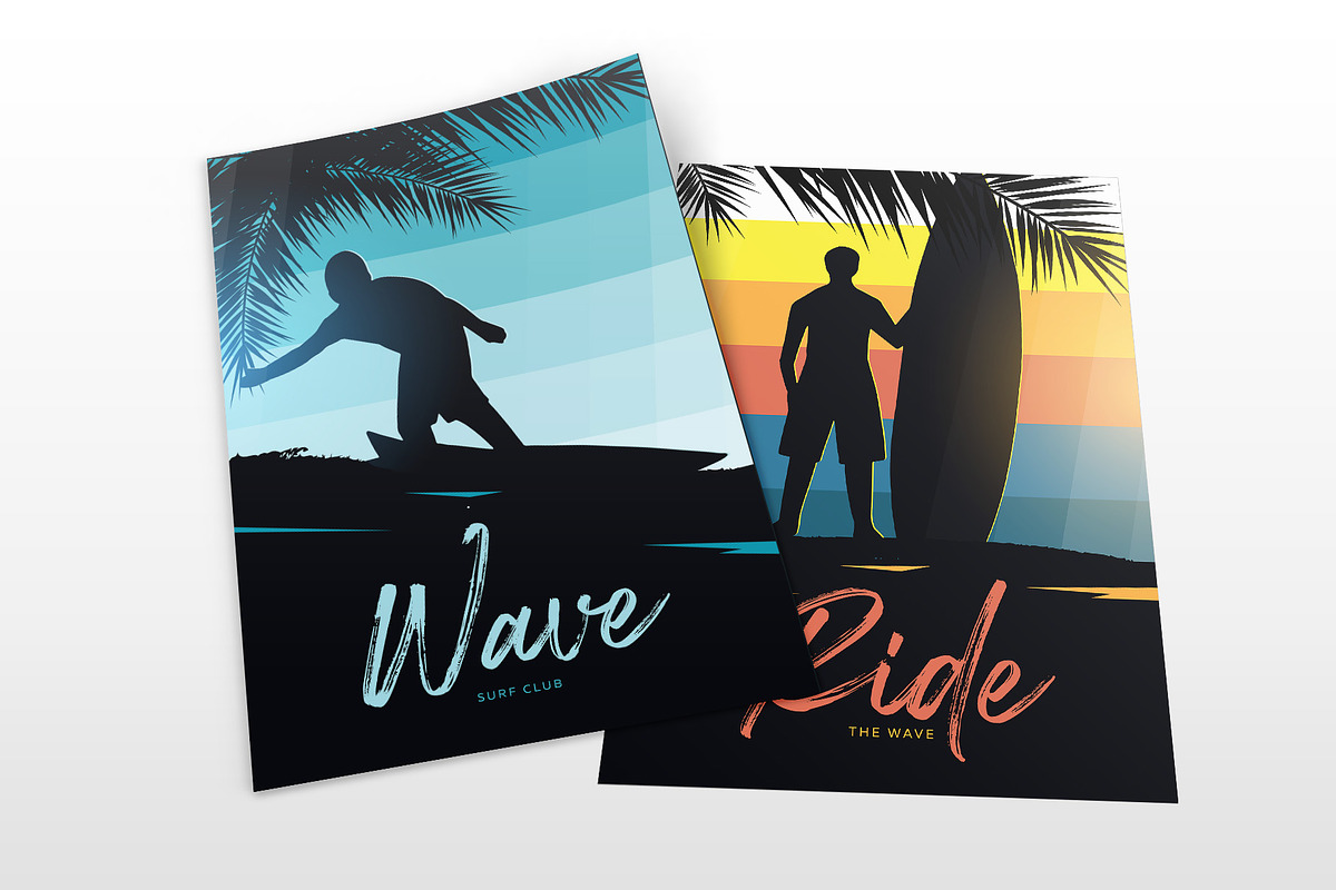 Surf Posters., a Decorative Illustration by Leo Edition (Photo 4 of 6)