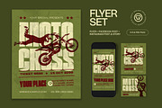 Moto Cross Flyer, a Flyer Template by graphicook (Thumbnail 1 of 3)