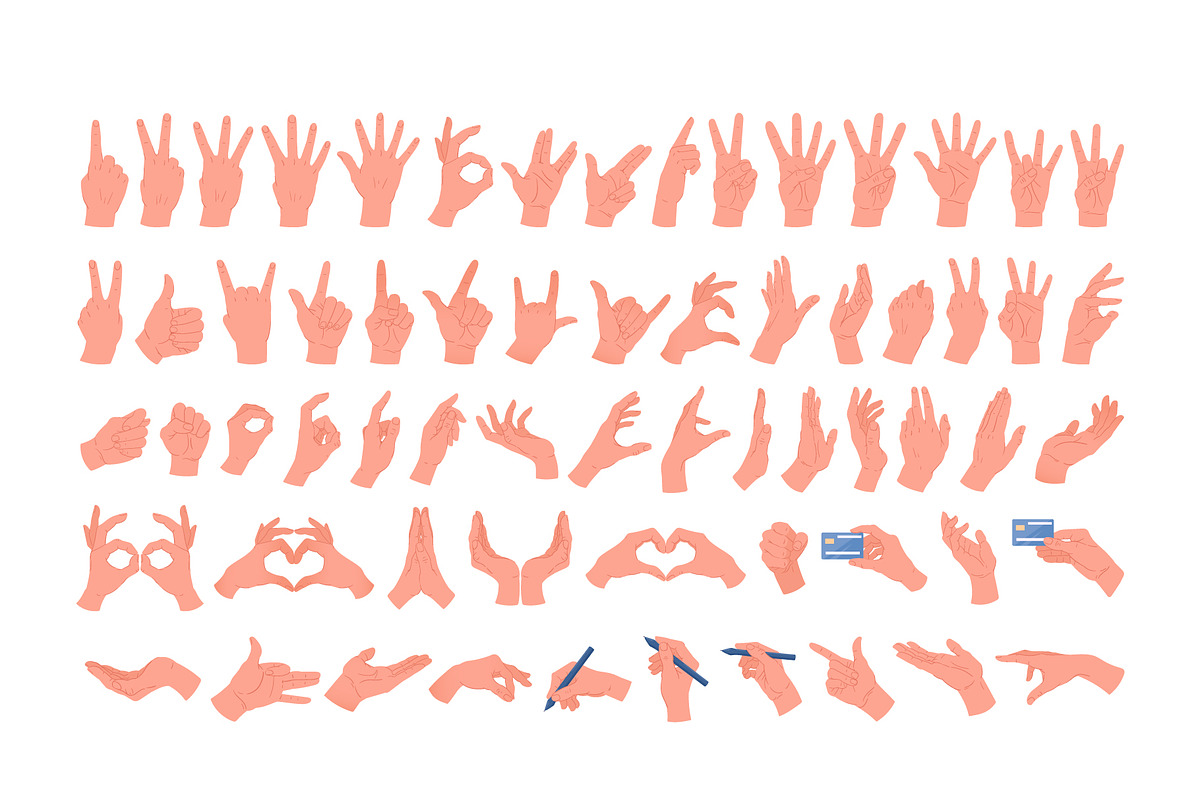 Hands gestures, a Person Illustration by GreenSky (Photo 3 of 7)