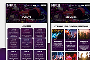 DJ & Disco Website Template, a Wix Template by Kitteeh (Thumbnail 15 of 21)