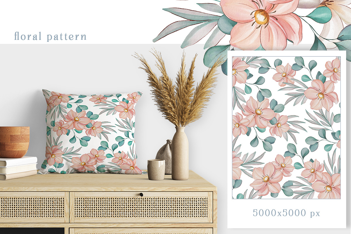 Lovely Garden. Pattern collection, a Pattern Graphic by DamriNa art (Photo 7 of 11)