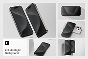 Apple iPhone 15 Pro Mockup, an iPhone Mockup by Illustraly Design (Thumbnail 4 of 8)