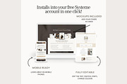 Systeme.io Almond Studio Funnel, a Landing Page Template by Hayley's Digital Hub (Thumbnail 5 of 10)